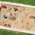 Bauanleitung für einen Sandkasten im Garten